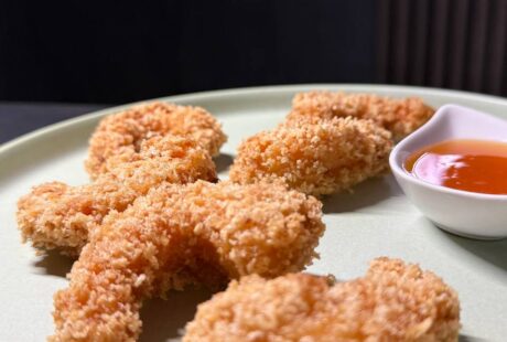 Креветки темпура з соусом orange chilli